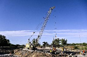 Construction of underground school in Zaporizhzhia region