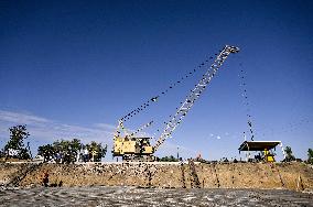 Construction of underground school in Zaporizhzhia region