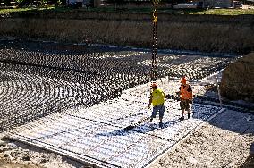 Construction of underground school in Zaporizhzhia region