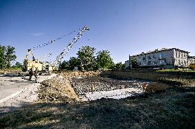 Construction of underground school in Zaporizhzhia region