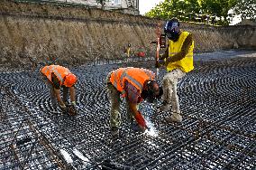 Construction of underground school in Zaporizhzhia region