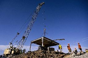 Construction of underground school in Zaporizhzhia region