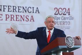 Mexican President Lopez Obrador Briefing