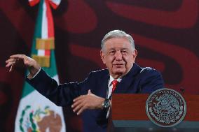 Mexican President Lopez Obrador Briefing