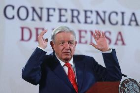 Mexican President Lopez Obrador Briefing