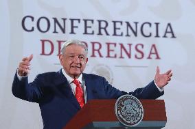 Mexican President Lopez Obrador Briefing