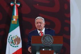 Mexican President Lopez Obrador Briefing