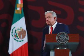 Mexican President Lopez Obrador Briefing