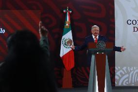 Mexican President Lopez Obrador Briefing