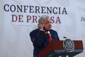 Mexican President Lopez Obrador Briefing