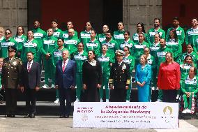 Flag-Bearing Ceremony For The Mexican Paralympic Athletes To Paralympic Games Paris 2024