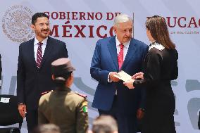 Flag-Bearing Ceremony For The Mexican Paralympic Athletes To Paralympic Games Paris 2024