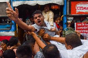 Students Protest In Kolkata.