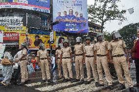 Students Protest In Kolkata.