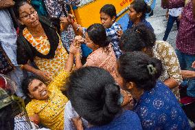 Students Protest In Kolkata.