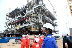 Saudi Aramco Mazan oil and Gas Gathering Platform