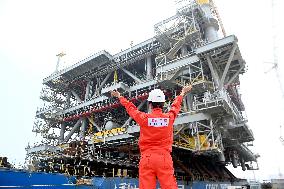 Saudi Aramco Mazan oil and Gas Gathering Platform