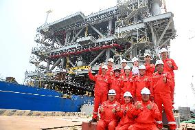 Saudi Aramco Mazan oil and Gas Gathering Platform