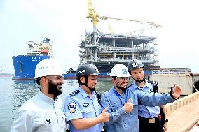 Saudi Aramco Mazan oil and Gas Gathering Platform