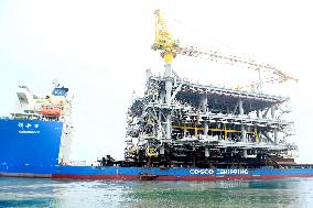 Saudi Aramco Mazan oil and Gas Gathering Platform