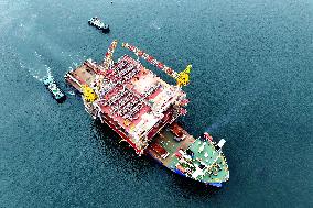 Saudi Aramco Mazan oil and Gas Gathering Platform