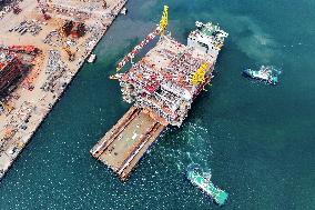 Saudi Aramco Mazan oil and Gas Gathering Platform