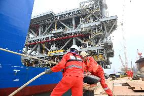 Saudi Aramco Mazan oil and Gas Gathering Platform