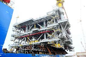 Saudi Aramco Mazan oil and Gas Gathering Platform