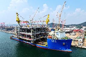 Saudi Aramco Mazan oil and Gas Gathering Platform