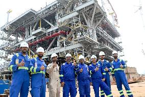 Saudi Aramco Mazan oil and Gas Gathering Platform