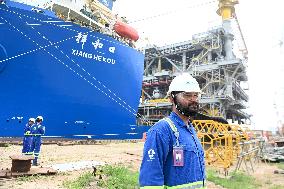 Saudi Aramco Mazan oil and Gas Gathering Platform