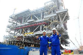 Saudi Aramco Mazan oil and Gas Gathering Platform