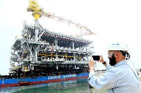 Saudi Aramco Mazan oil and Gas Gathering Platform