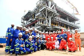 Saudi Aramco Mazan oil and Gas Gathering Platform