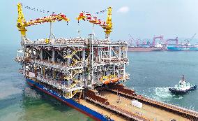 Saudi Aramco Mazan oil and Gas Gathering Platform