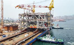 Saudi Aramco Mazan oil and Gas Gathering Platform