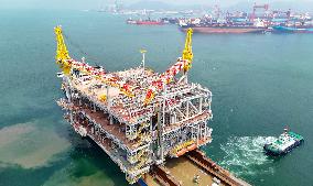 Saudi Aramco Mazan oil and Gas Gathering Platform