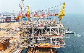 Saudi Aramco Mazan oil and Gas Gathering Platform