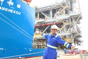 Saudi Aramco Mazan oil and Gas Gathering Platform