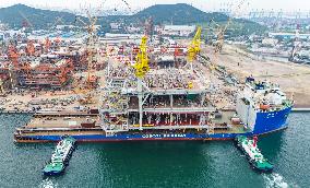 Saudi Aramco Mazan oil and Gas Gathering Platform