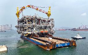 Saudi Aramco Mazan oil and Gas Gathering Platform