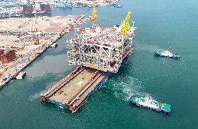 Saudi Aramco Mazan oil and Gas Gathering Platform