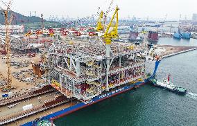 Saudi Aramco Mazan oil and Gas Gathering Platform