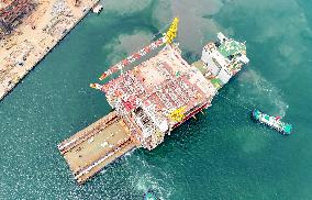 Saudi Aramco Mazan oil and Gas Gathering Platform