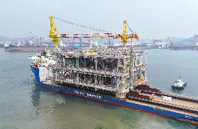 Saudi Aramco Mazan oil and Gas Gathering Platform