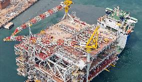 Saudi Aramco Mazan oil and Gas Gathering Platform