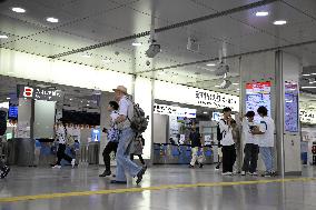 Powerful typhoon in eastern Japan