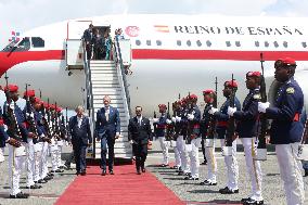 King Felipe VI Arrives In Dominican Republic