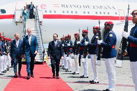 King Felipe VI Arrives In Dominican Republic