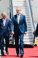 King Felipe VI Arrives In Dominican Republic